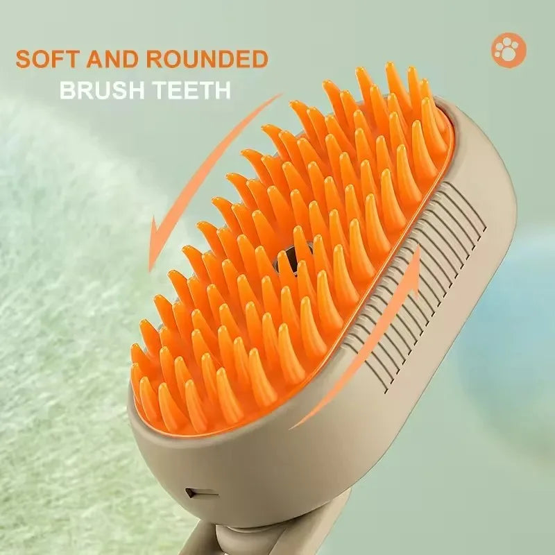 Pet Steam Brush Steam Cats Comb Electric Sprayer for Massage Wool Cat Brush Vaporizer Hair Removal Grooming Pets Accessories